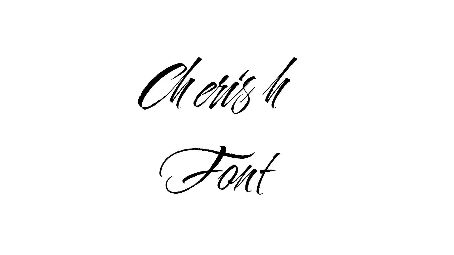 Cherish Font