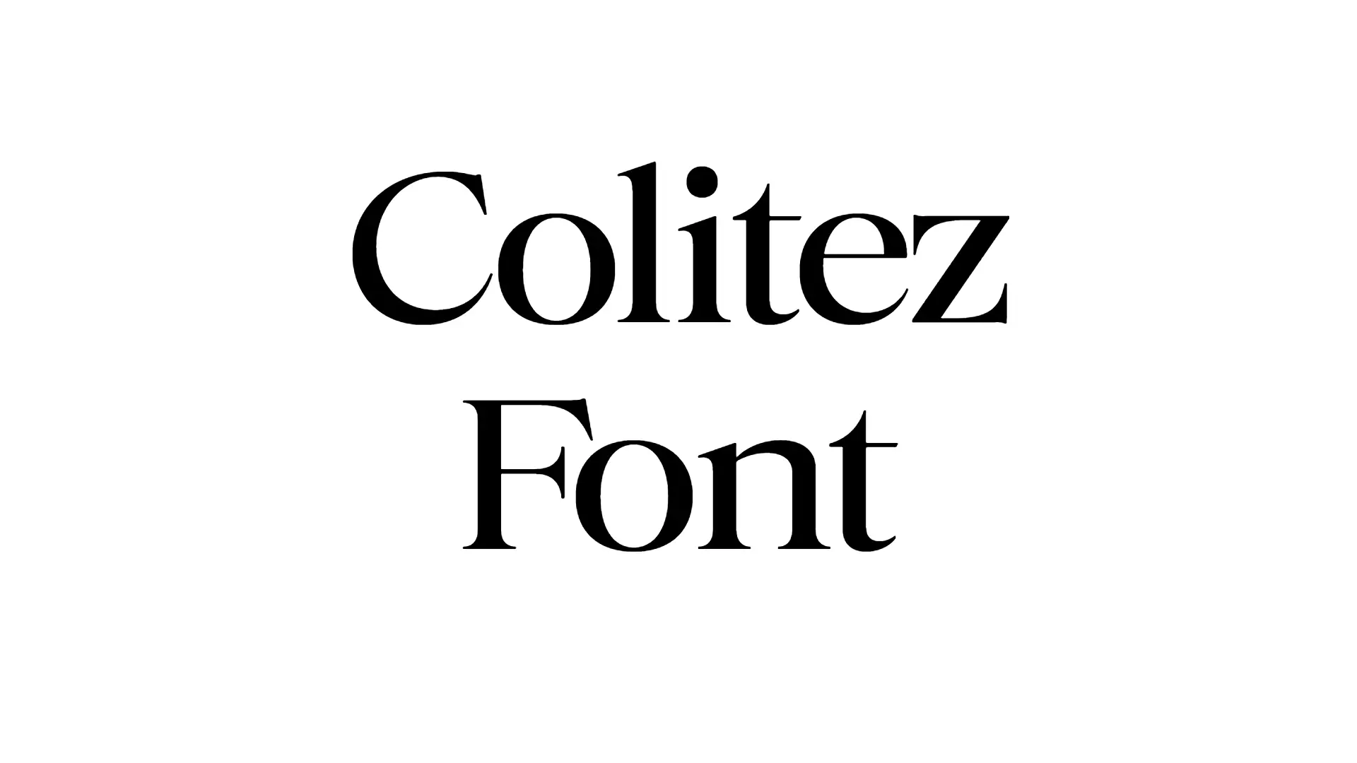 Colitez Font
