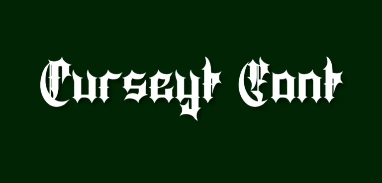 Curseyt Font