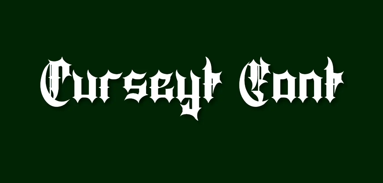 Curseyt Font