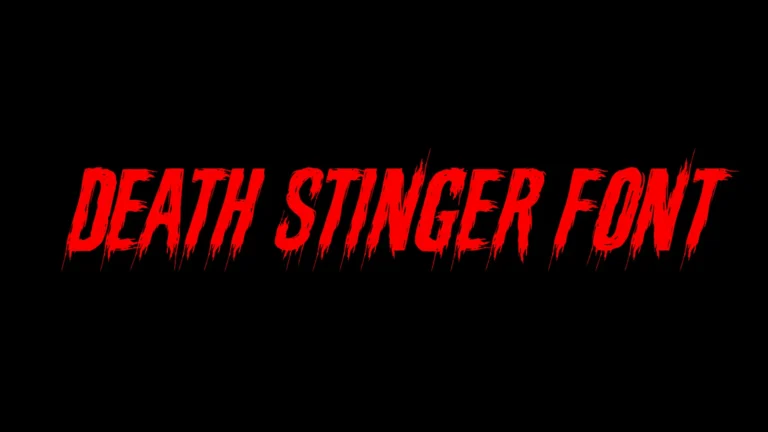 Death Stinger Font