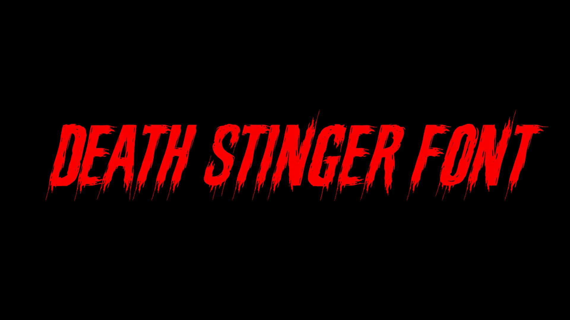 Death Stinger Font