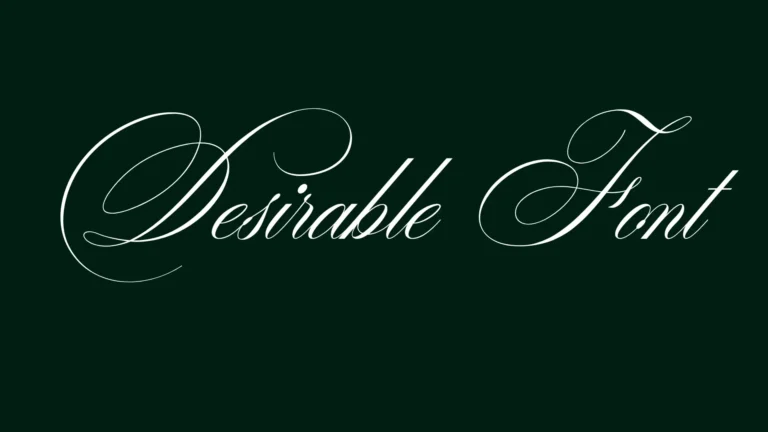 Desirable Font