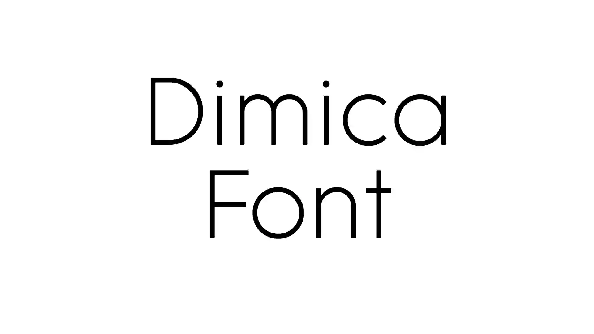 Dimica Font