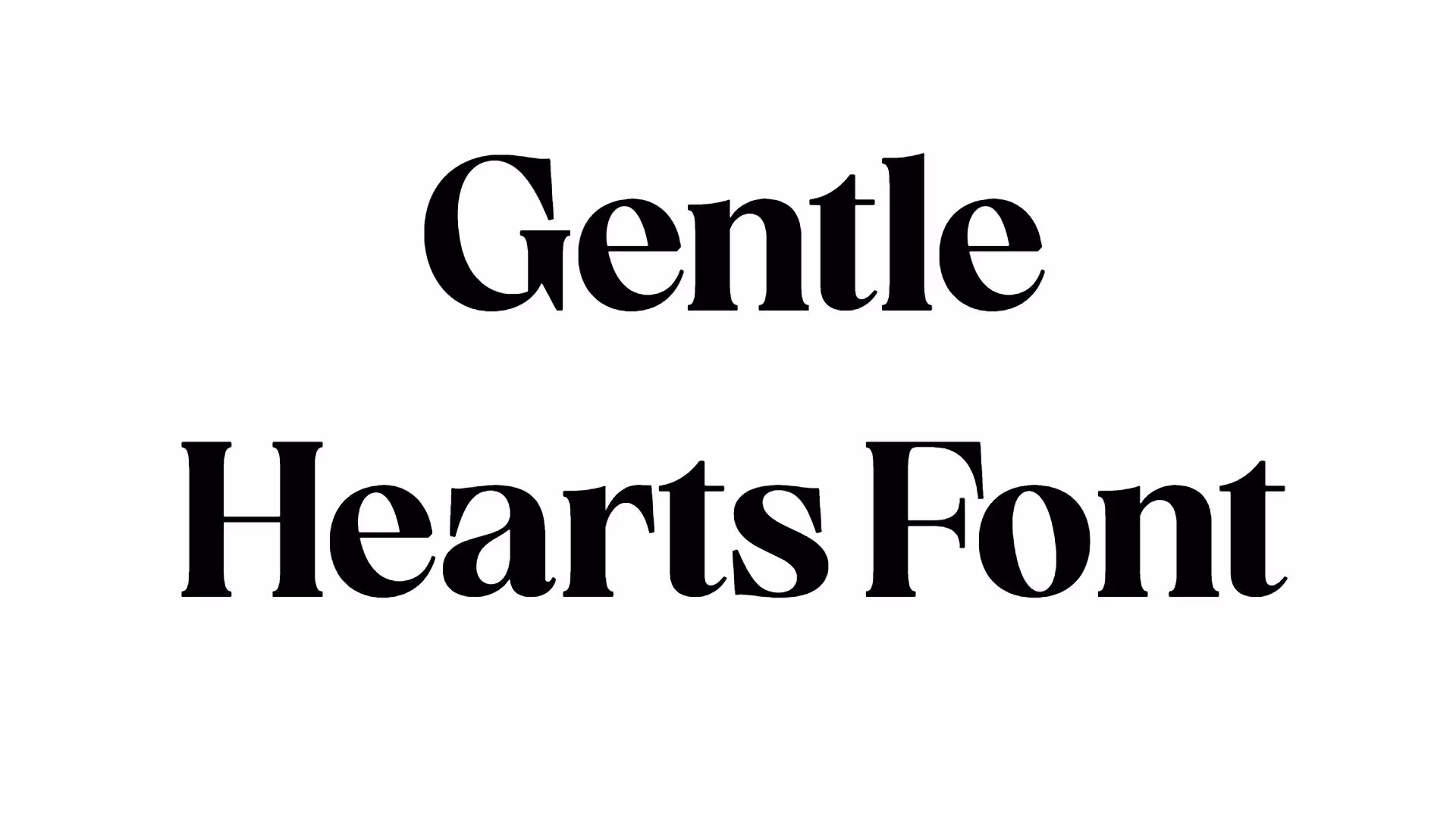 Gentle Hearts Font