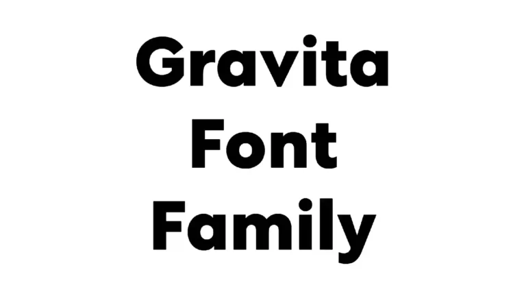 Gravita Font Family