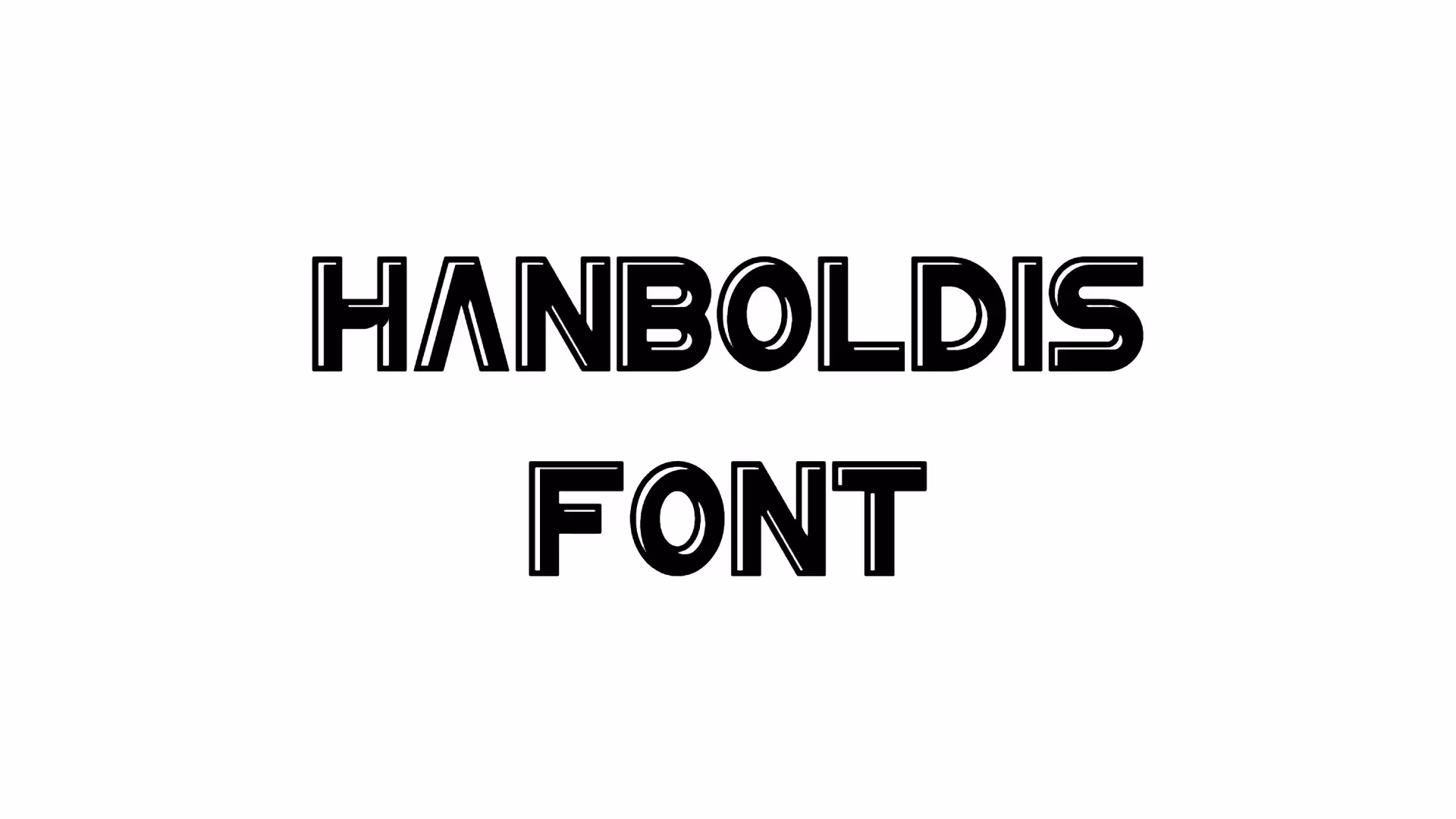 HanBoldis Font
