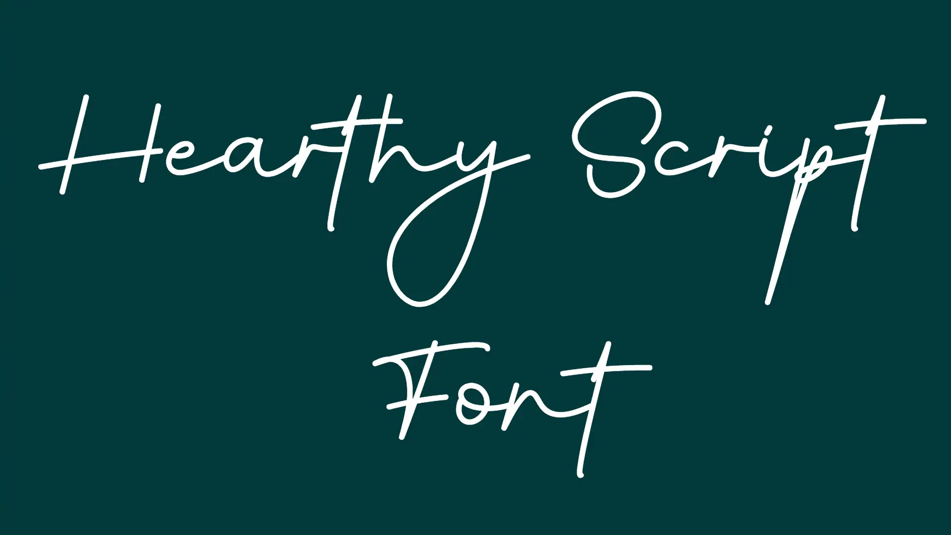 Hearthy Script Font