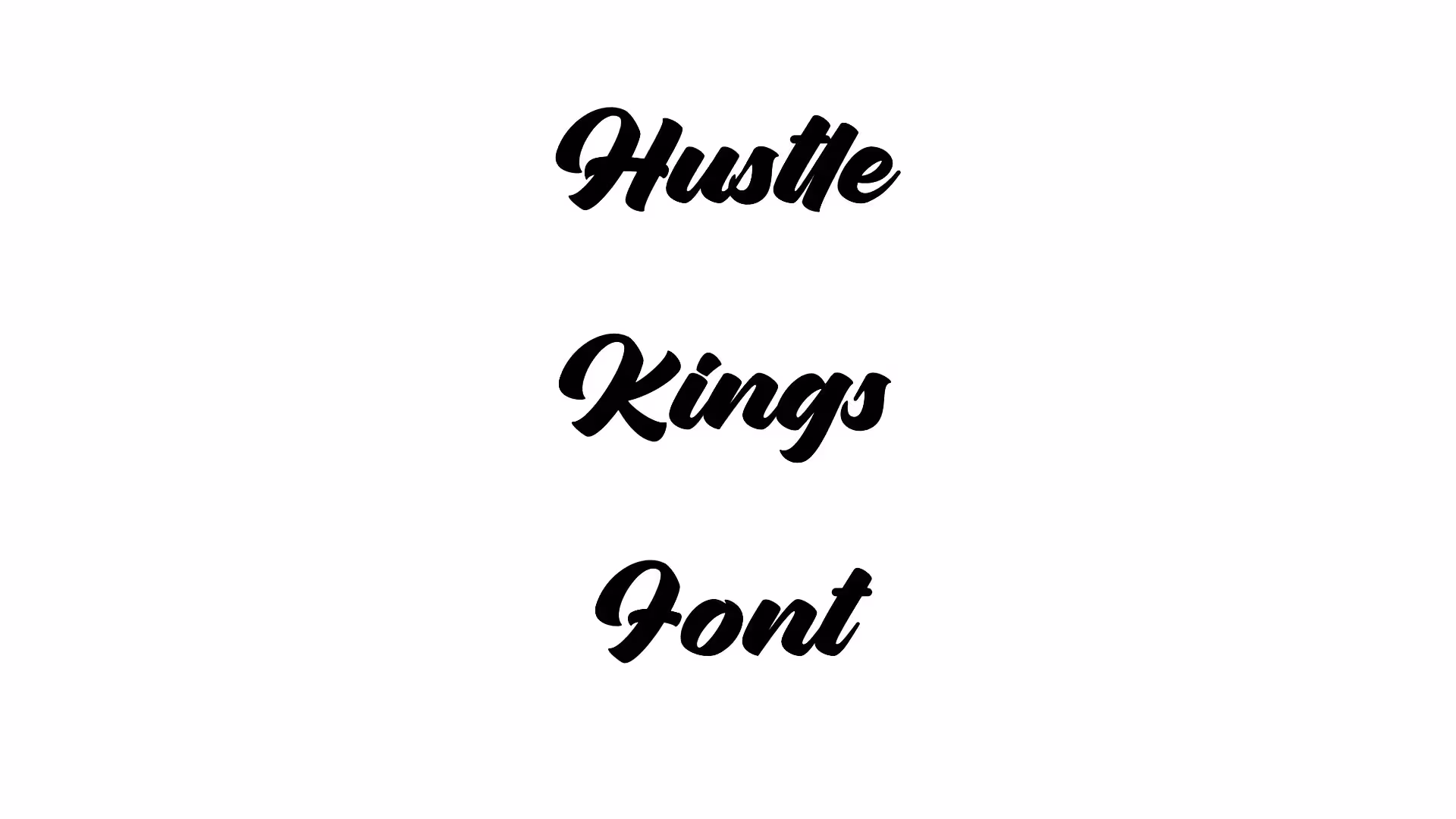 Hustle Kings Font
