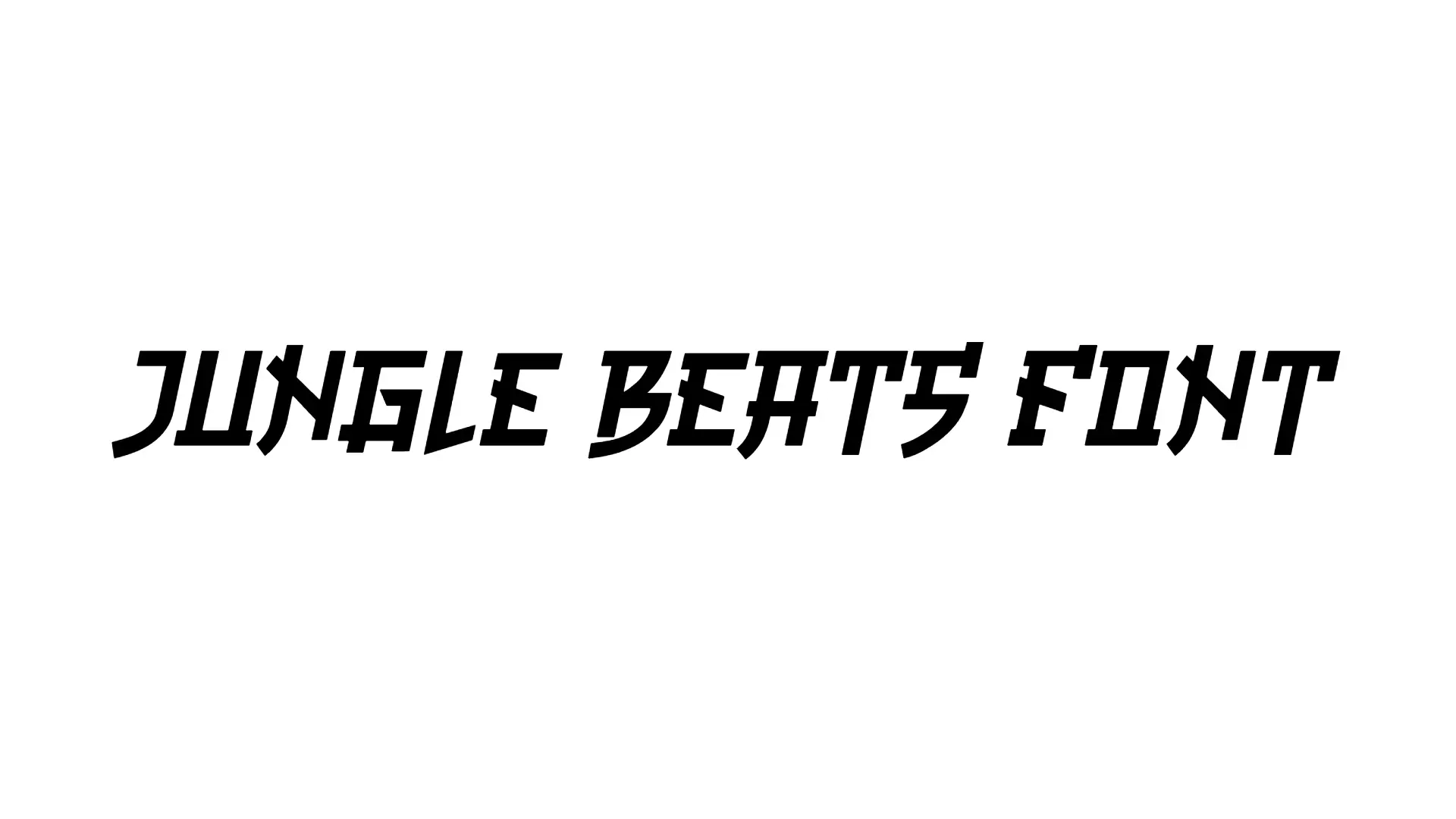 Jungle Beats Font