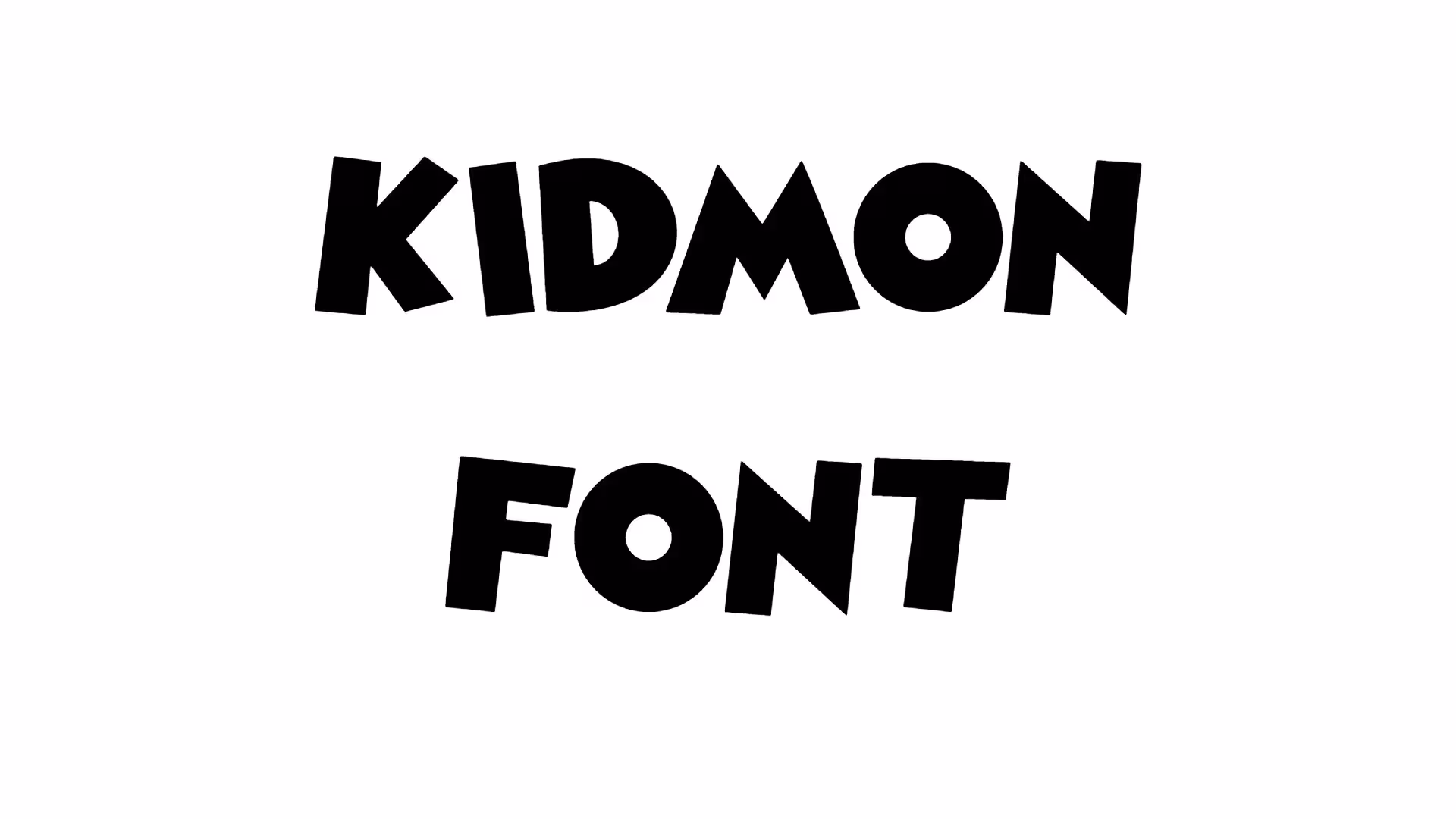 Kidmon Font