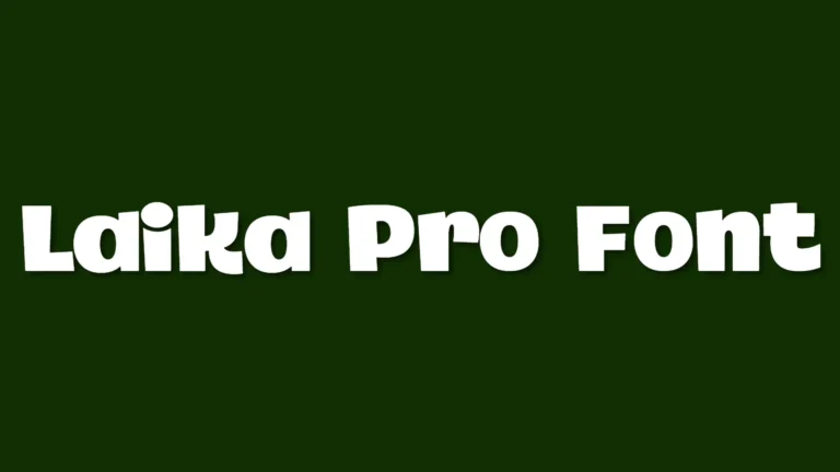 Laika Pro Font