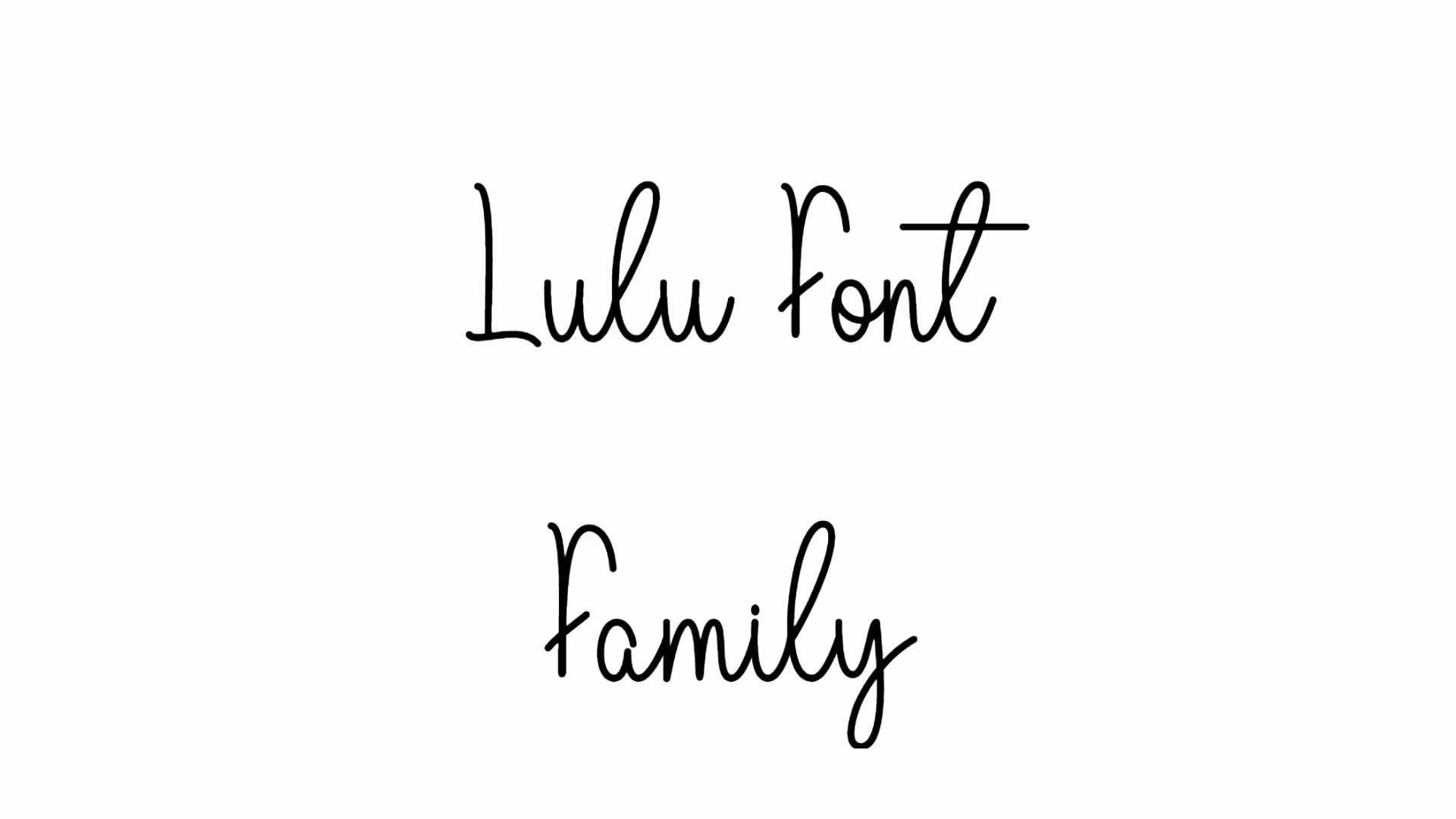 Lulu Font Family