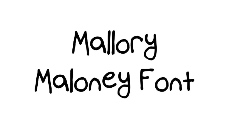 Mallory Maloney Font