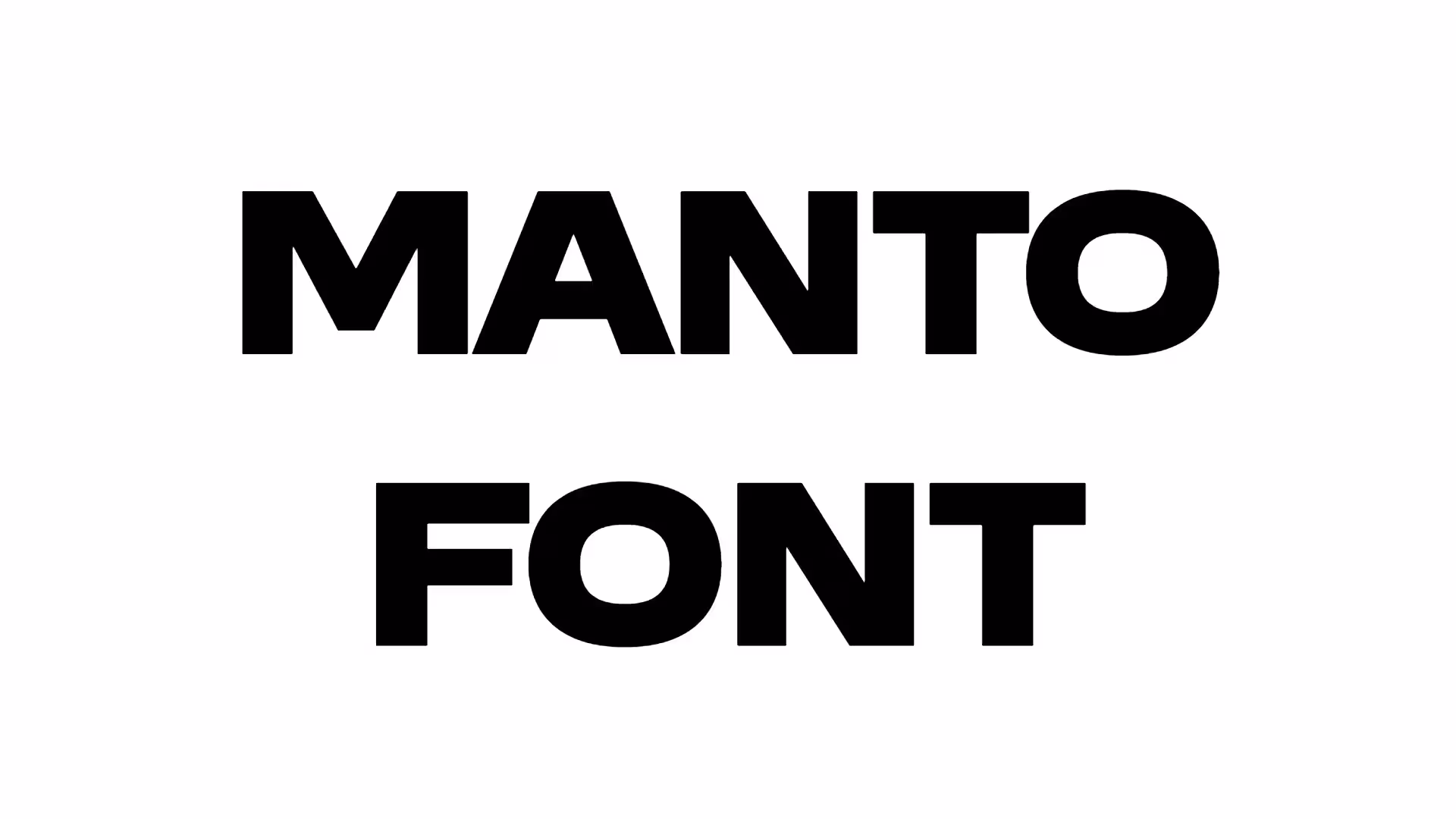 Manto Font