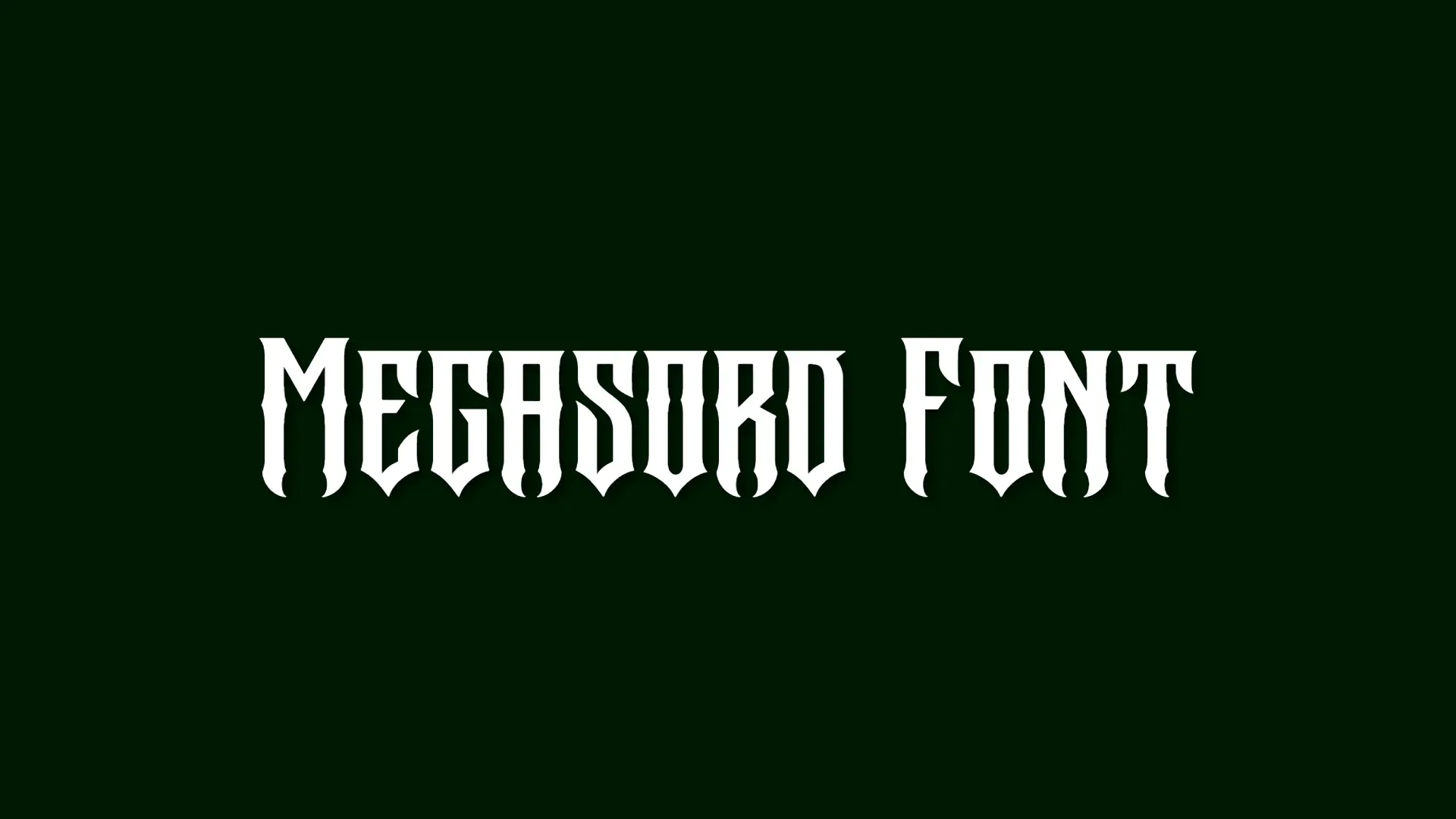 Megasord Font
