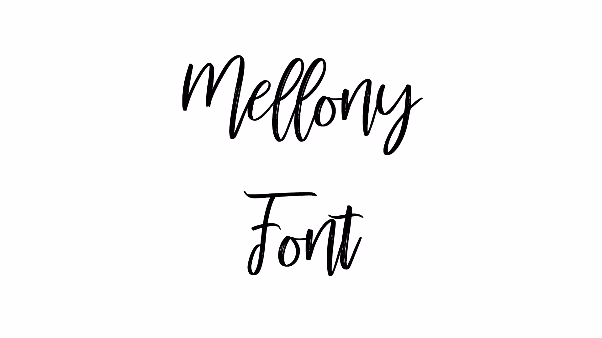 Mellony Font