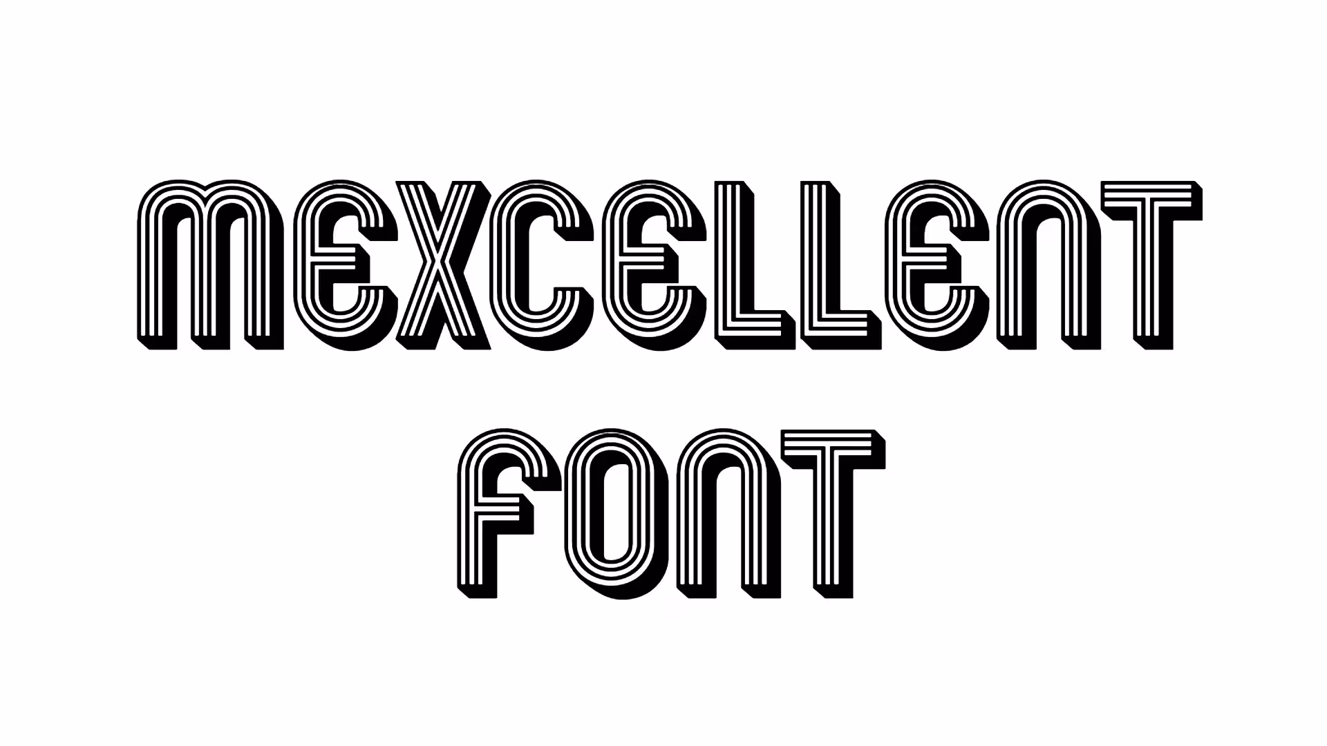 Mexcellent Font