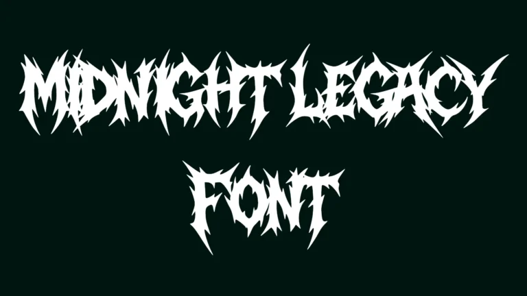 Midnight Legacy Font