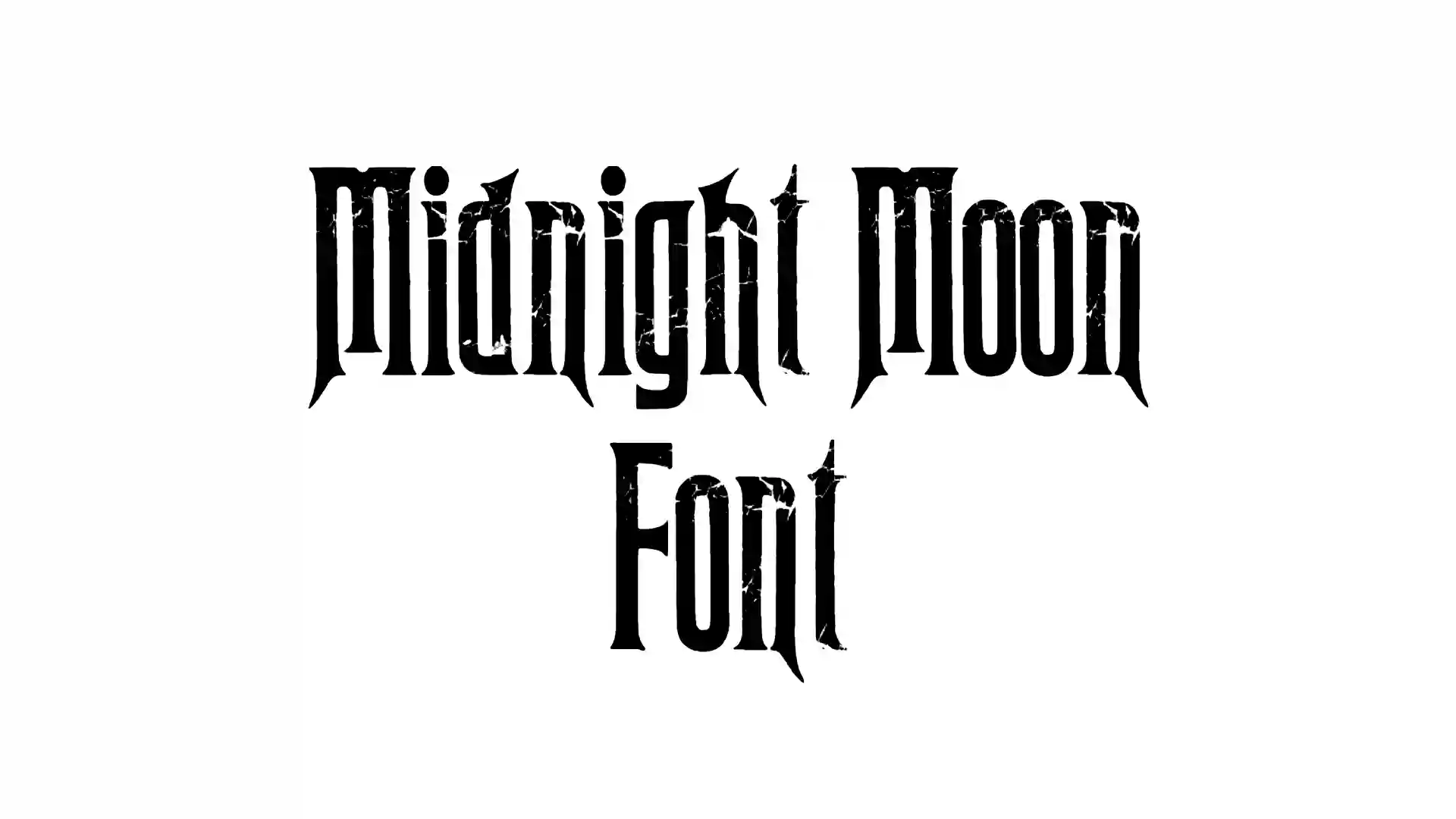 Midnight Moon Font