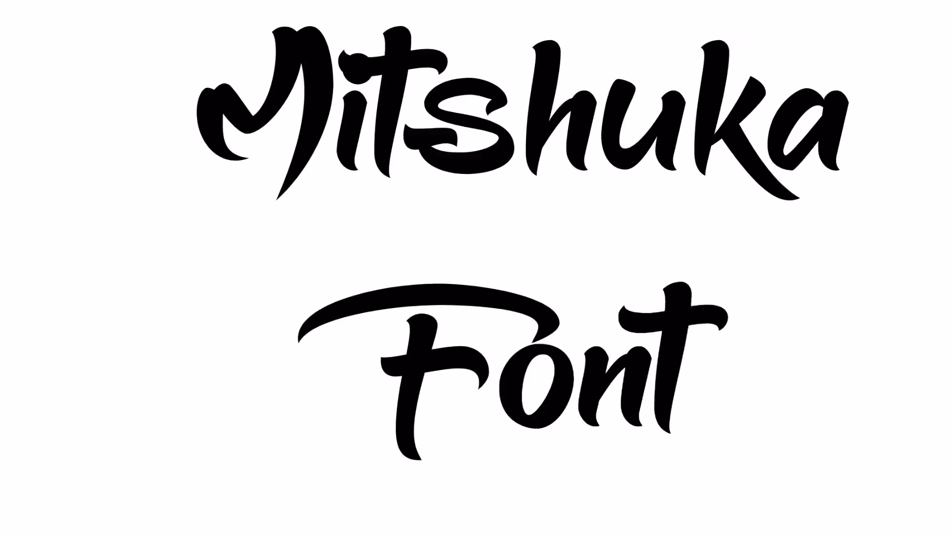 Mitshuka Font