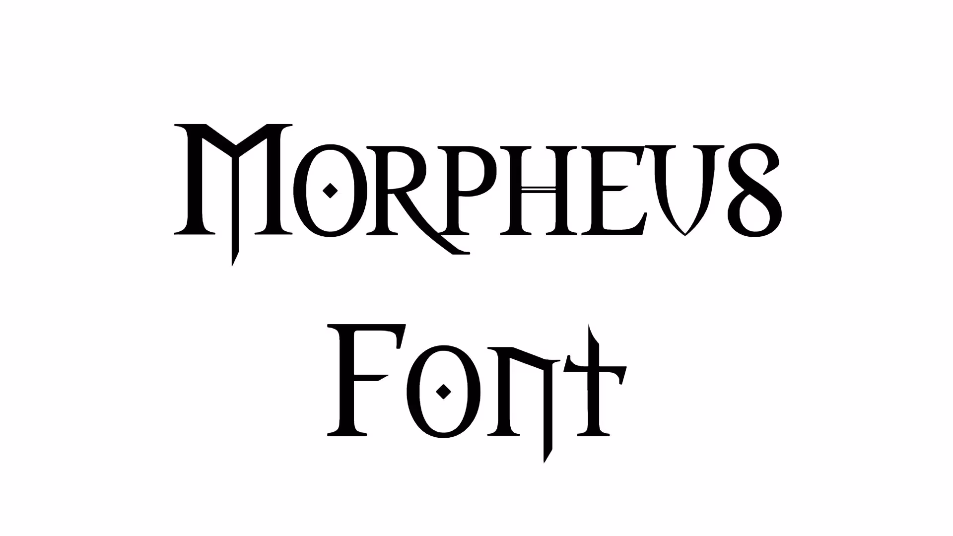 Morpheus Font
