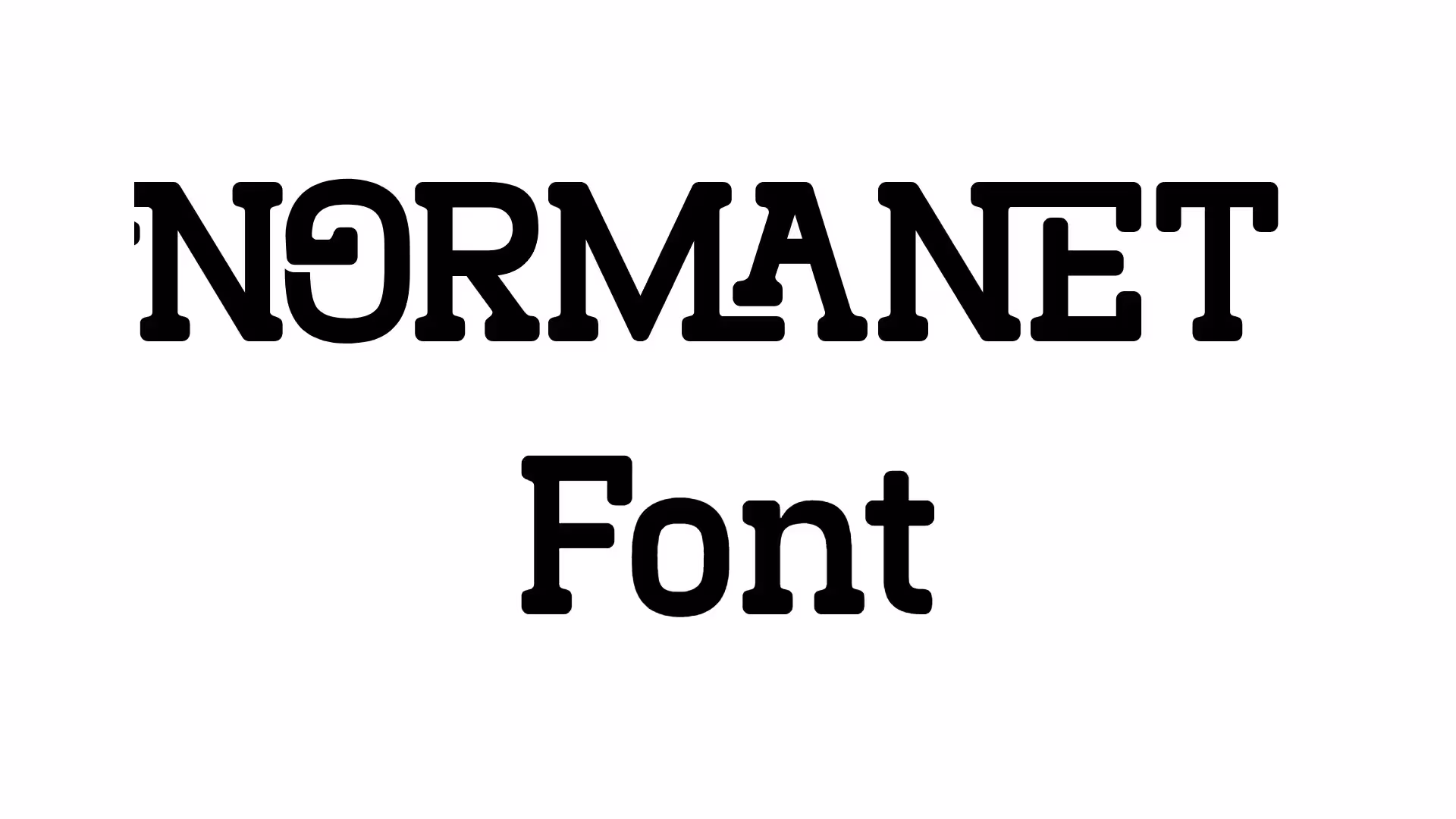 Normanet Font