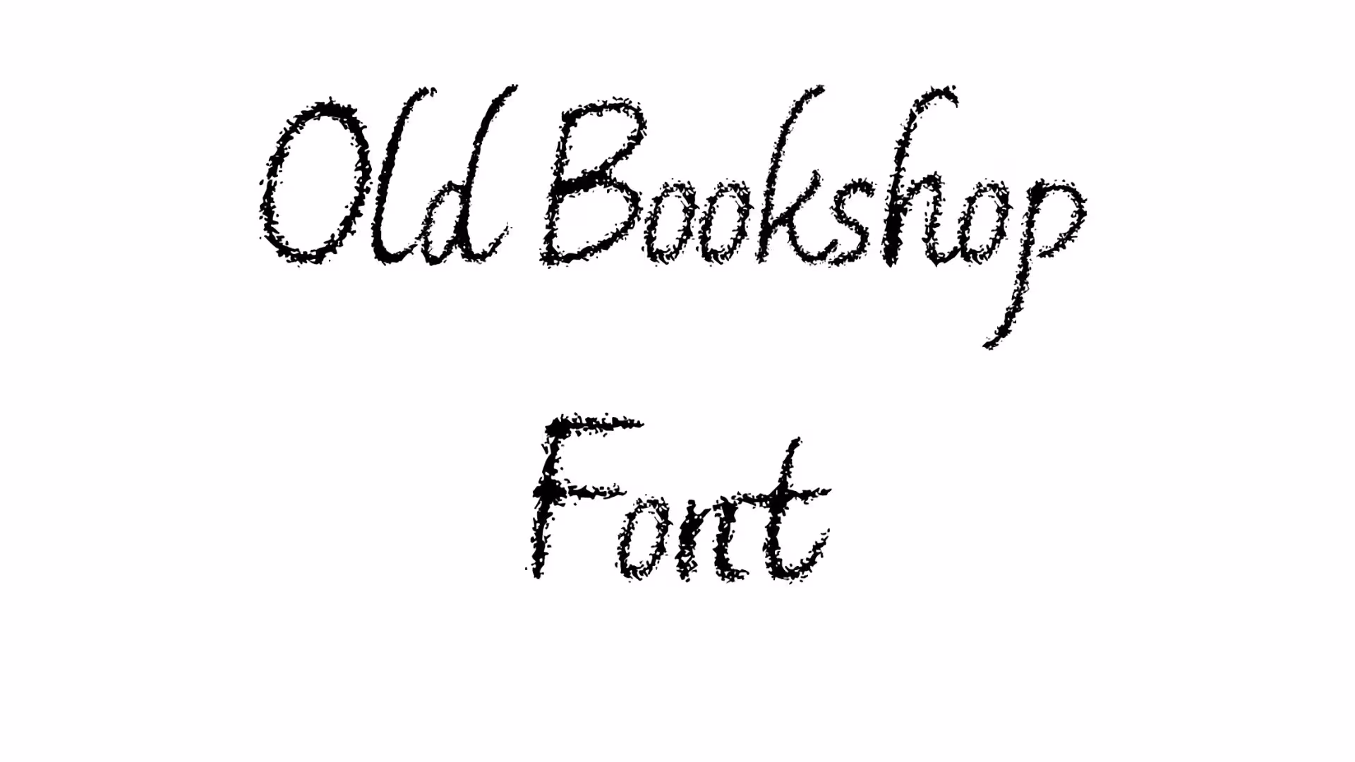 Old Bookshop Font