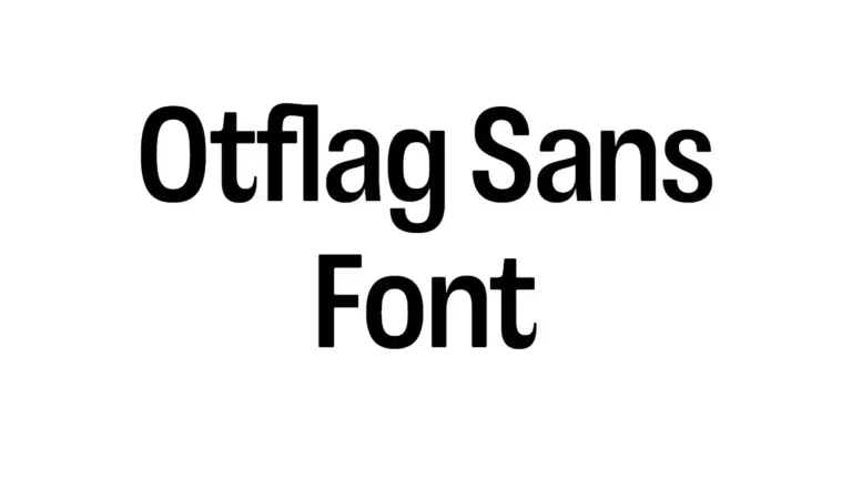 Otflag Sans Font