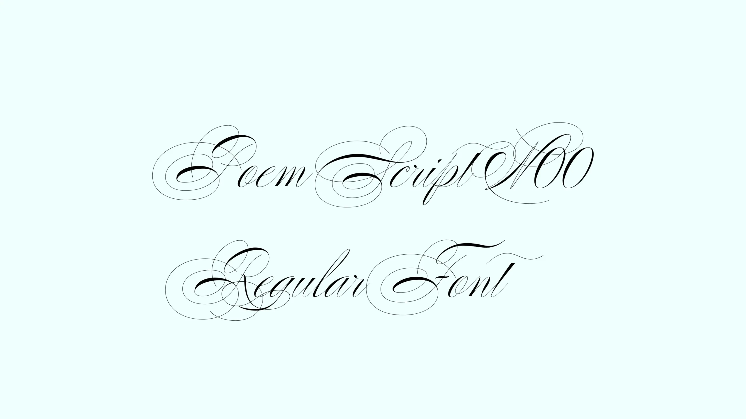 Poem Script W00 Regular Font