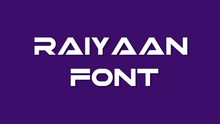 Raiyaan Font