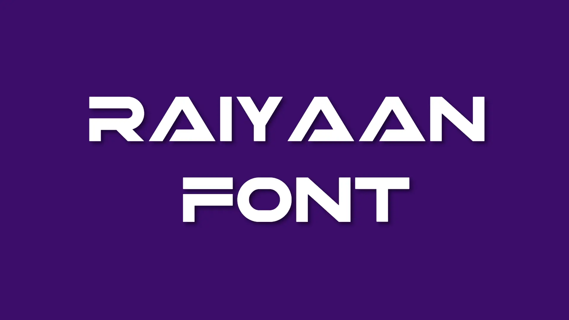 Raiyaan Font