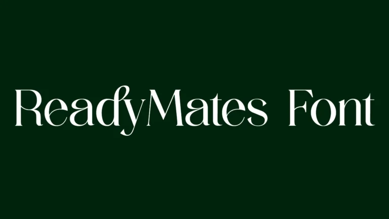 ReadyMates Font