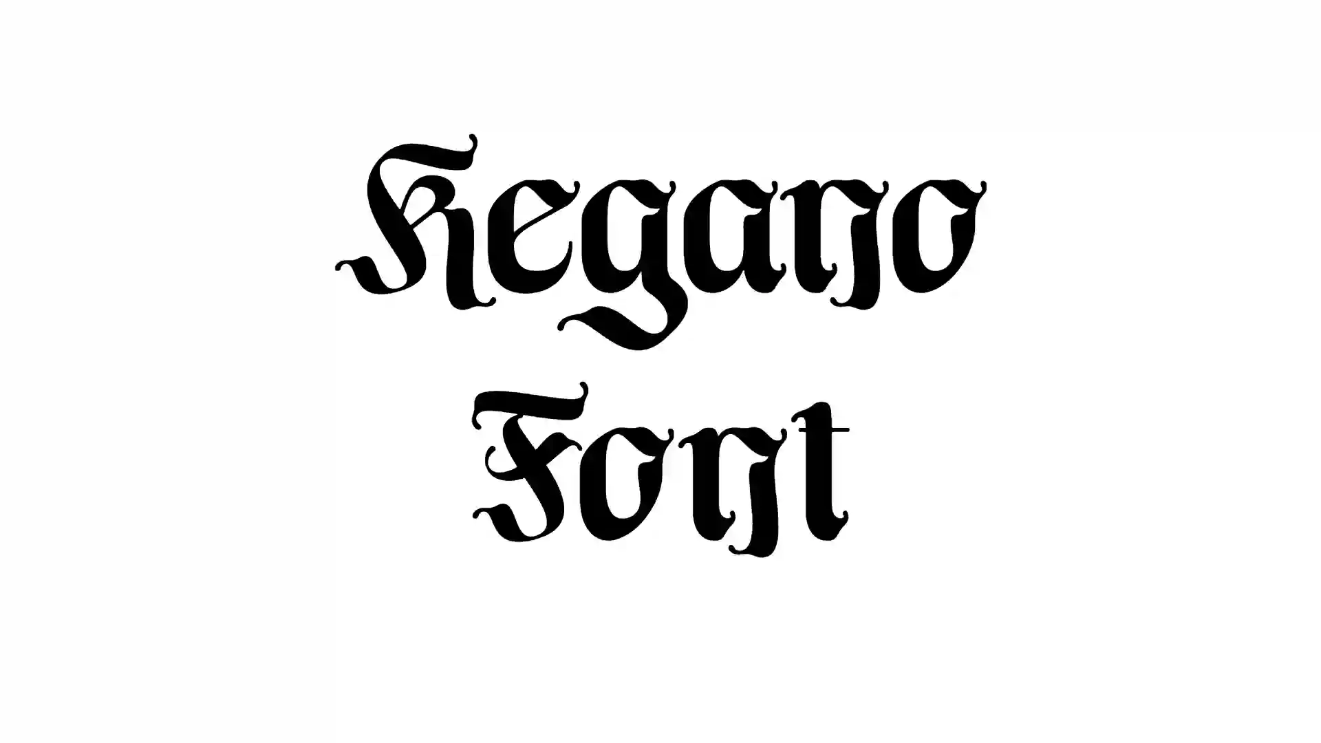 Regano Font