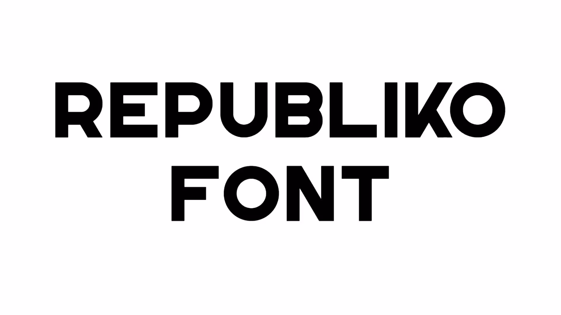 Republiko Font