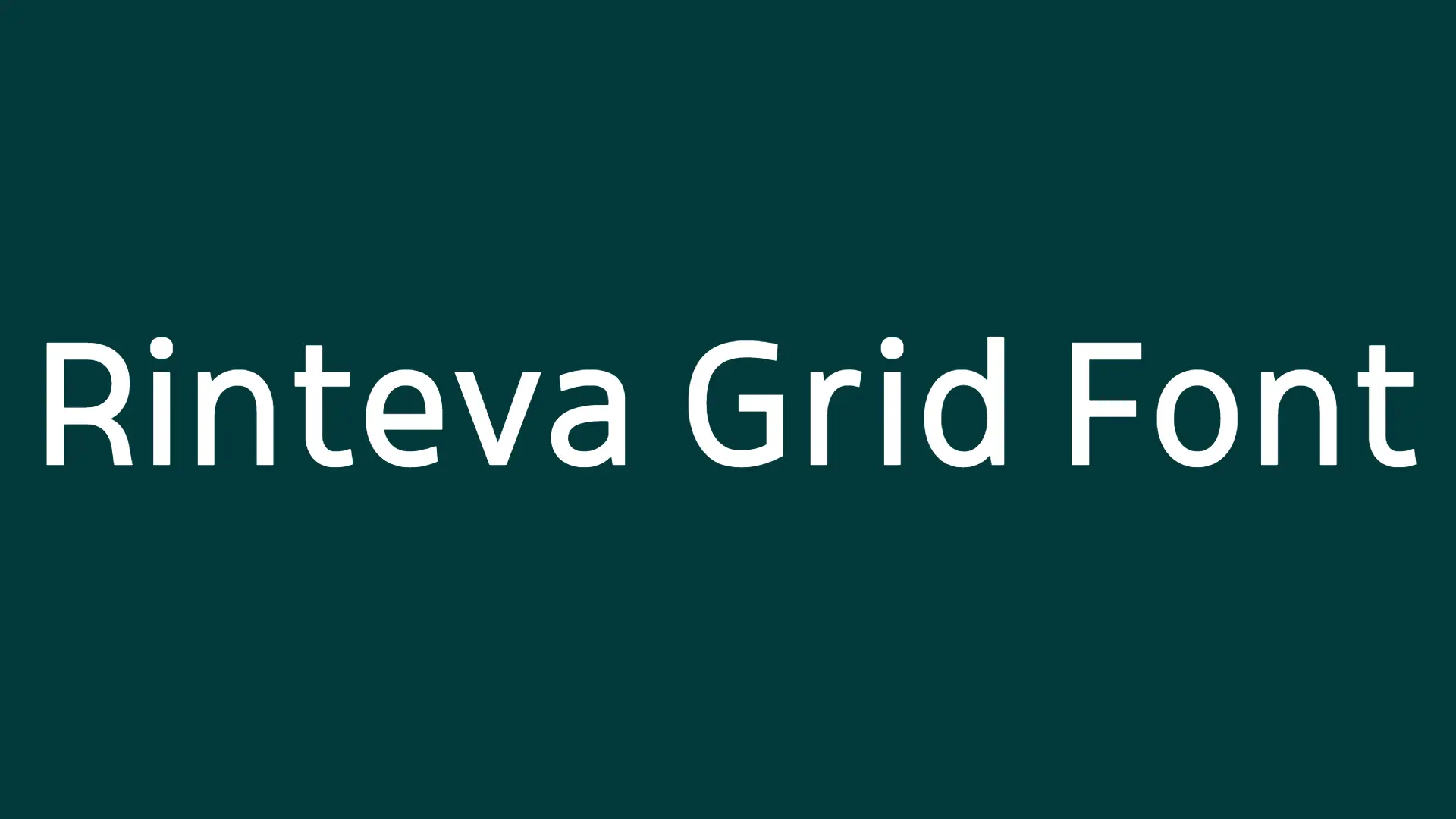 Rinteva Grid Font