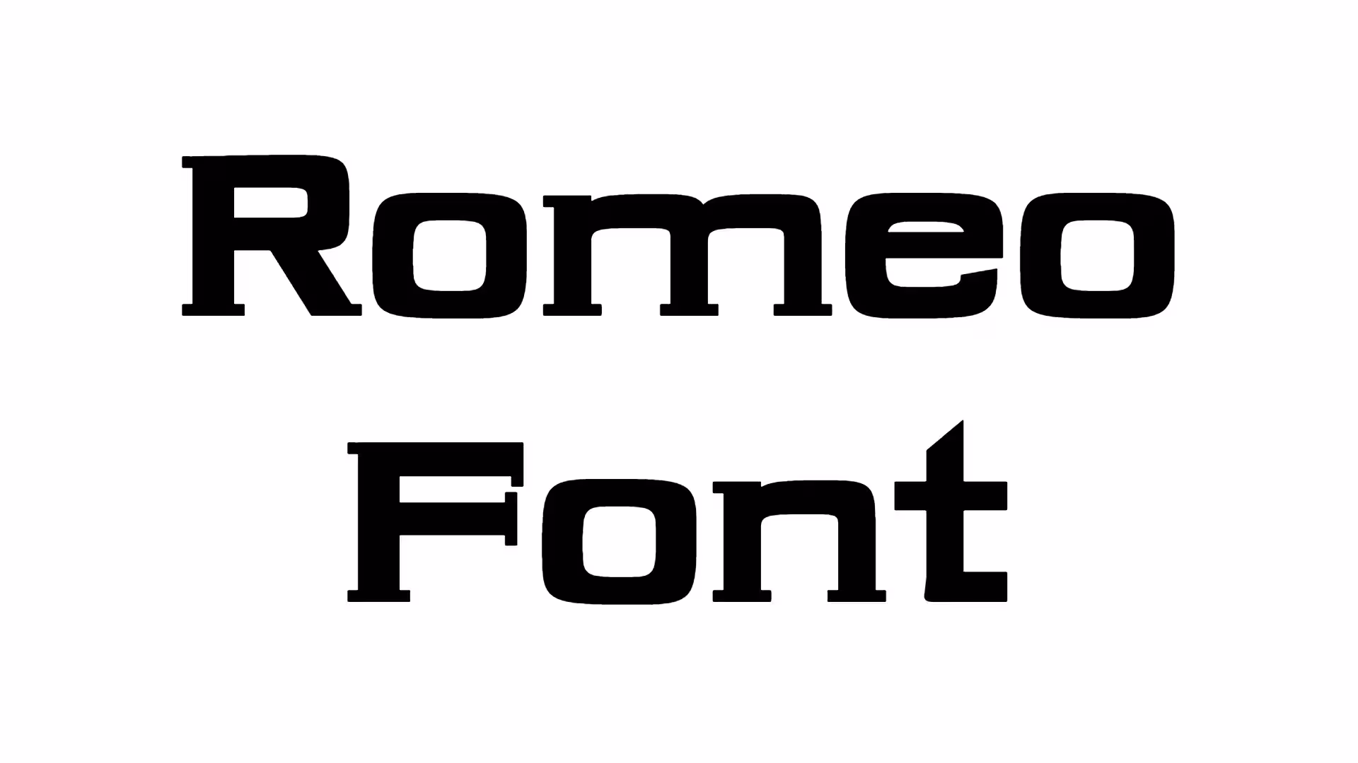 Romeo Font
