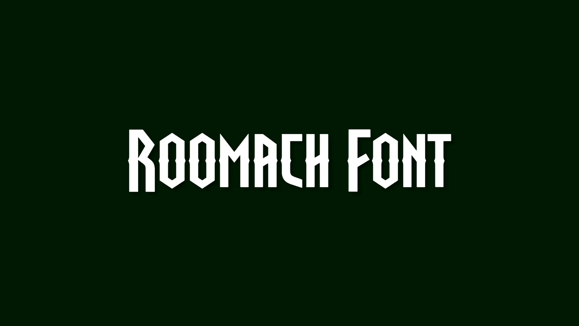 Roomach Font