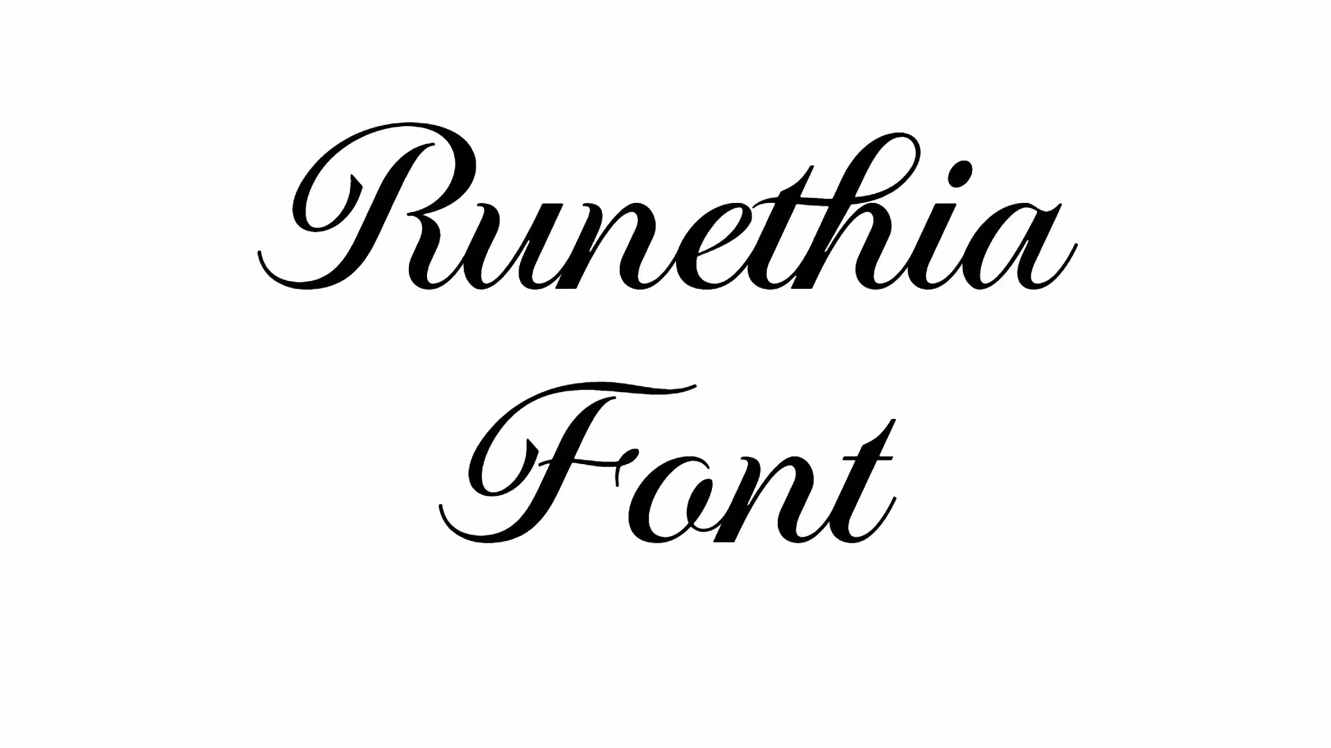 Runethia Font
