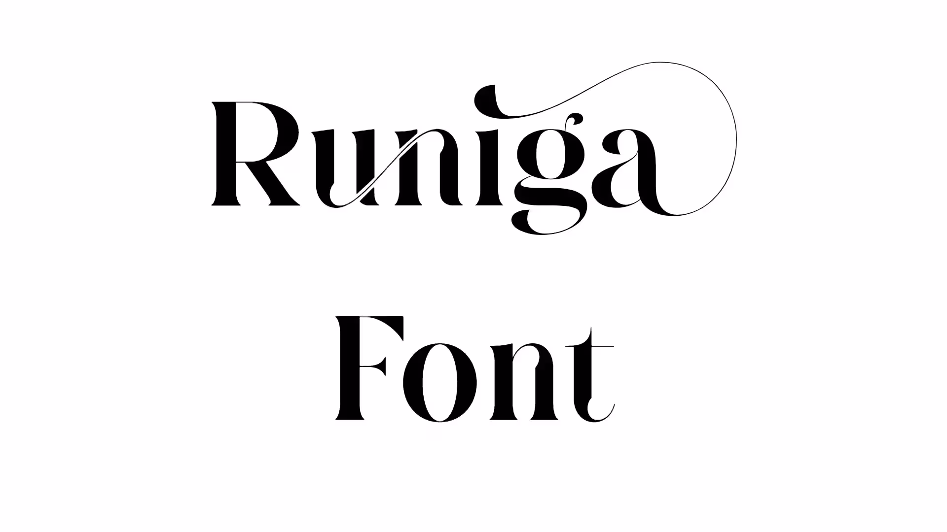 Runiga Font