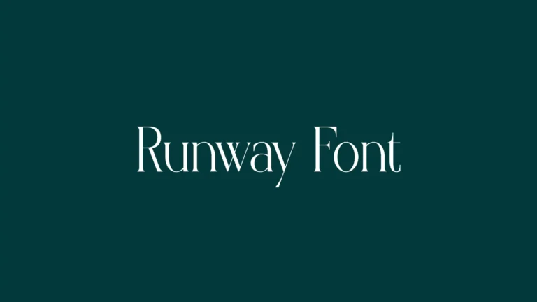 Runway Font