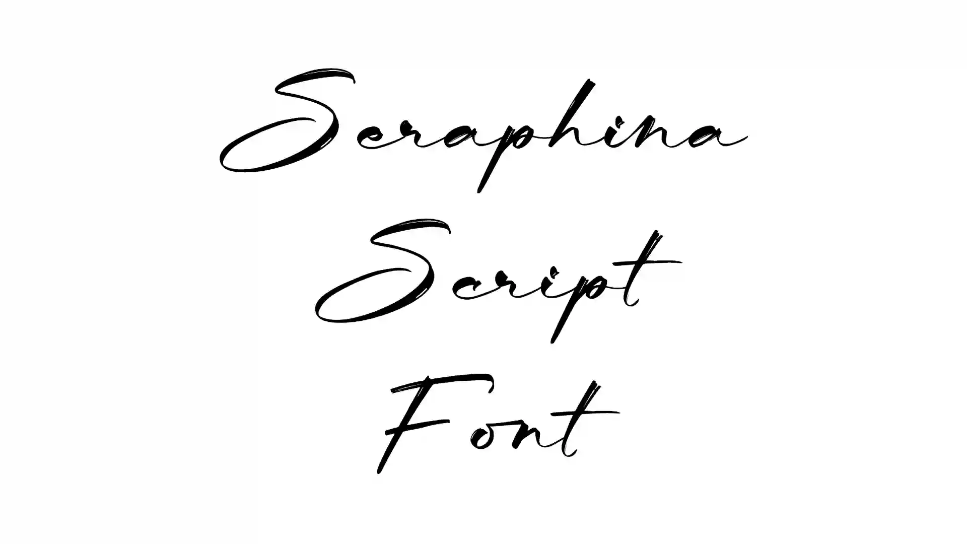 Seraphina Script Font