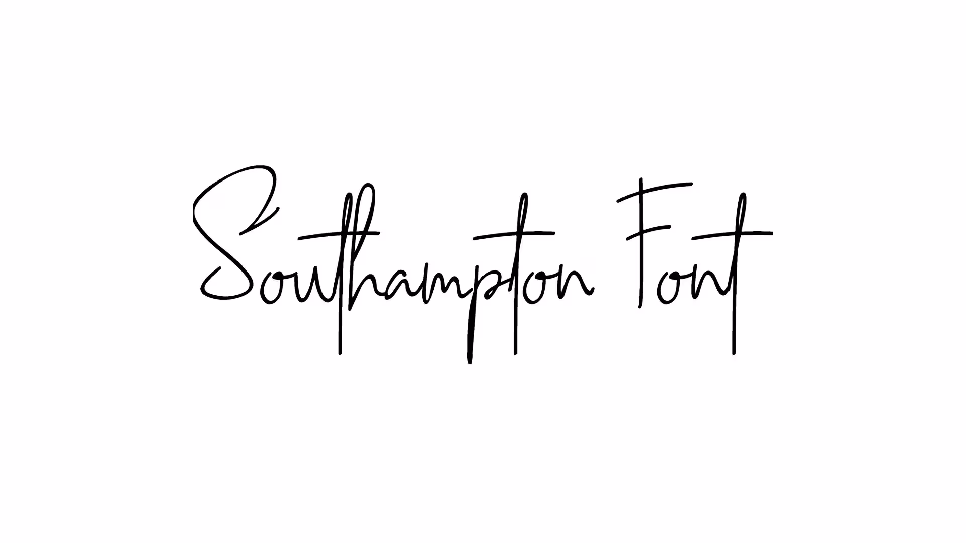 Southampton Font