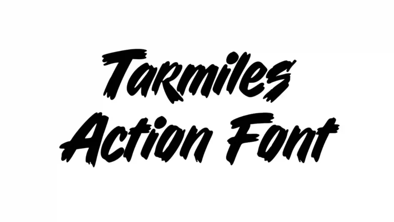 Tarmiles Action Font