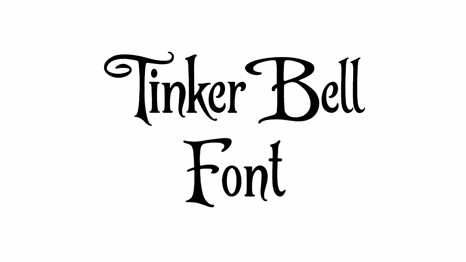 TinkerBell Font