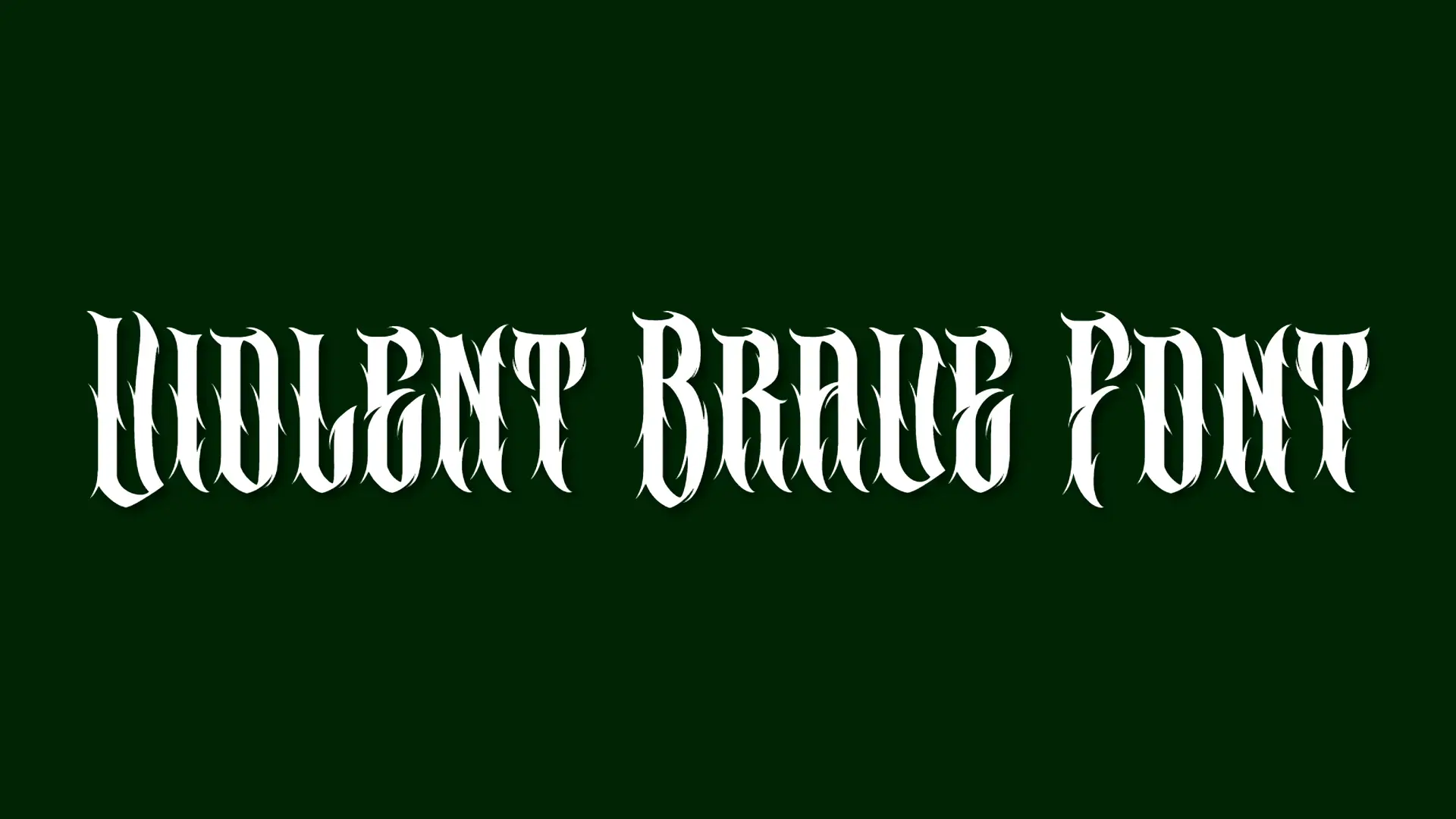 Violent Brave Font