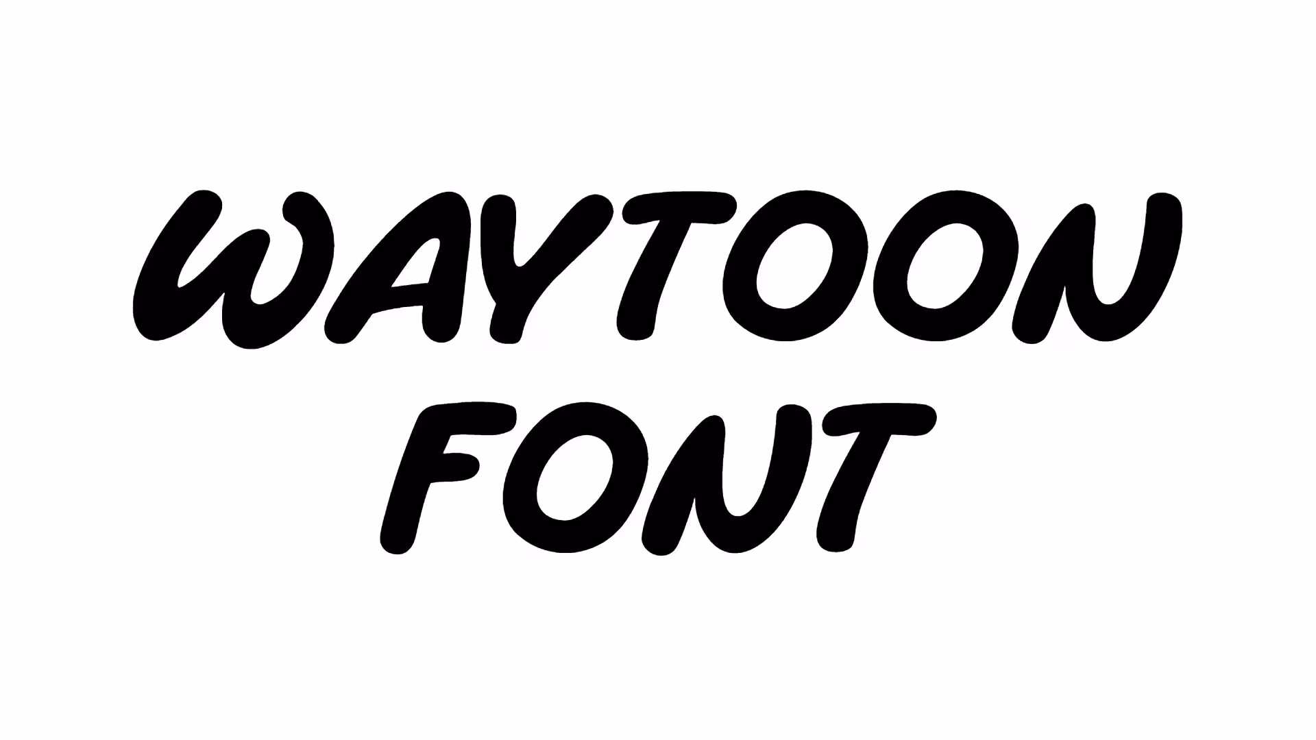Waytoon Font