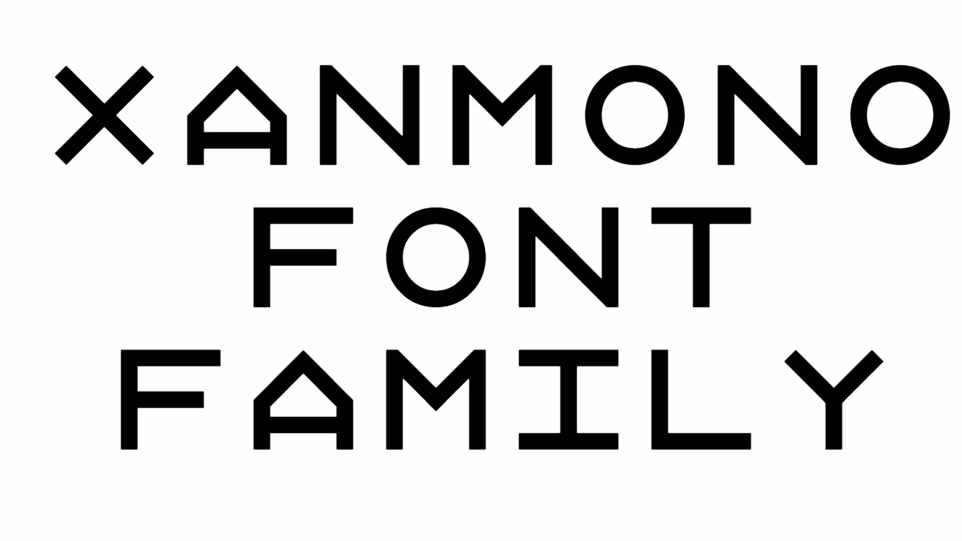 Xanmono Font Family