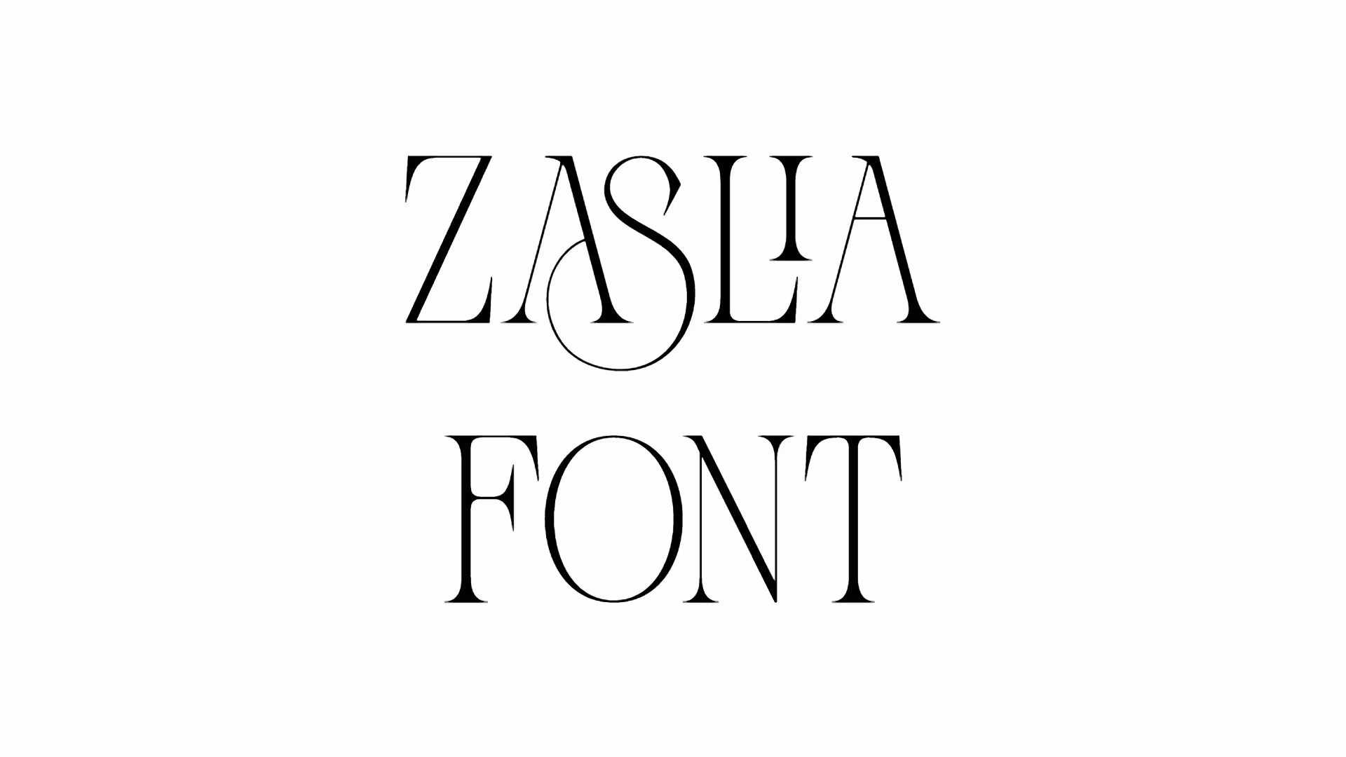 Zaslia Font