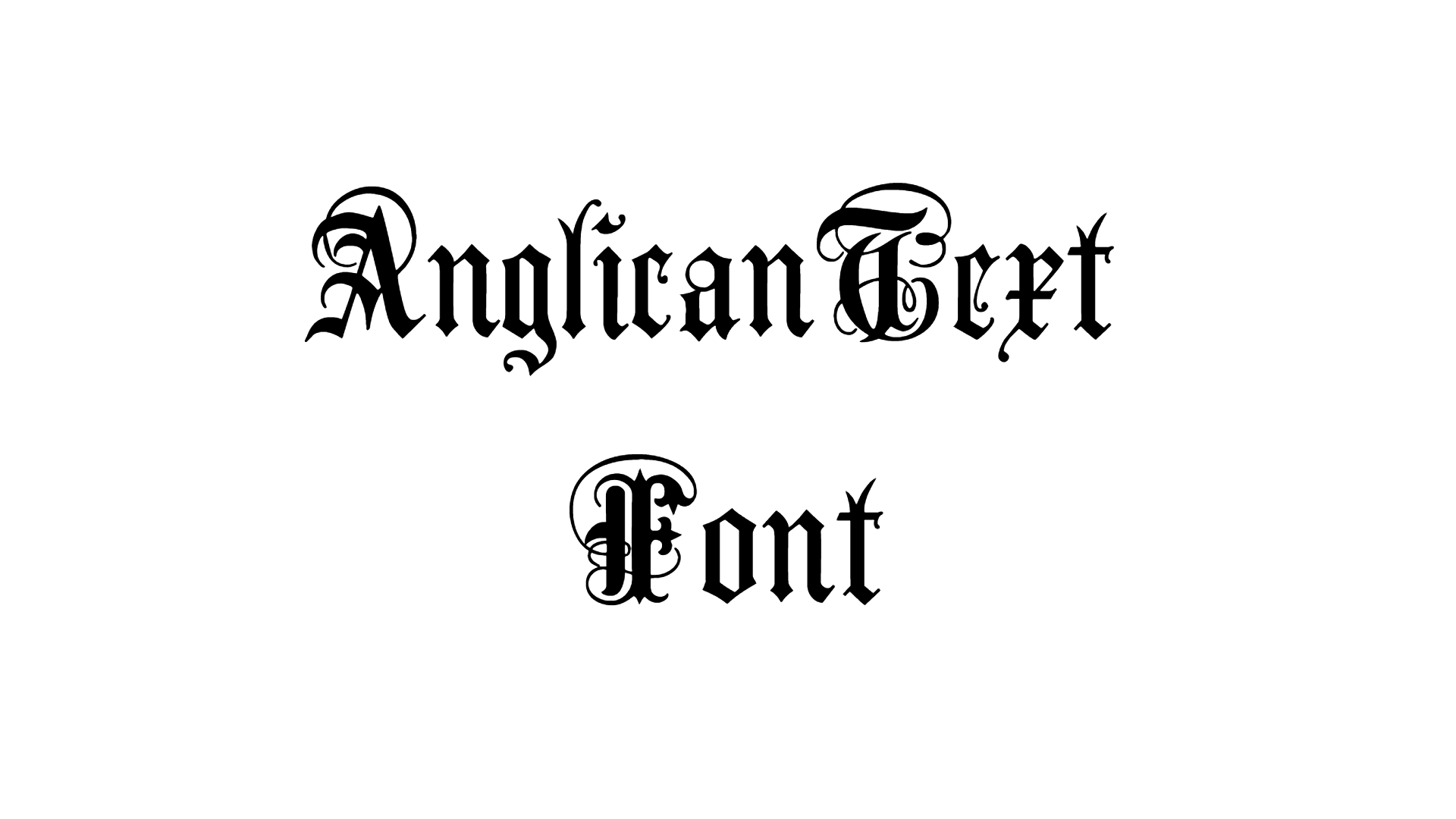 AnglicanText Font